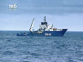 Многофункциональное судно Mayo покинуло район катастрофы подлодки "Курск" в Баренцевом море и направилось в Киркенес