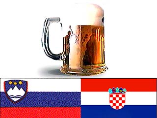 Выпить пива, стоя одной ногой в Хорватии, а другой - в Словении, смогут посетители ресторана "Калин"