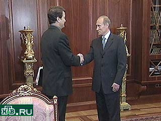 Сегодня президент Путин провел рабочую встречу с министром экономического развития и торговли Германом Грефом