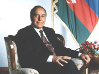 Президент Азербайджана Гейдар Алиев