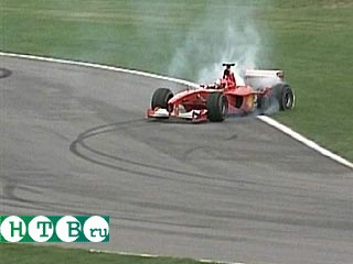 Михаэль Шумахер не справился с управлением болидом на скорости 290 км/ч