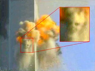 Сенсационные кадры СNN: в дыму горящего торгового центра ясно видно изображение странного существа