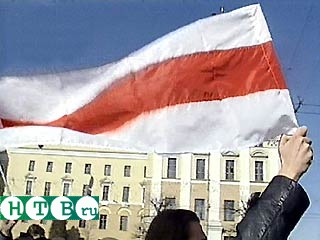 Белорусская оппозиция проводит несанкционированную акцию, приуроченную ко второй годовщине исчезновения...