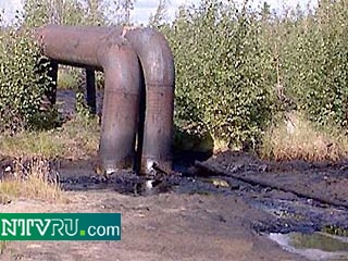 В Башкирии произошел прорыв нефтепровода
