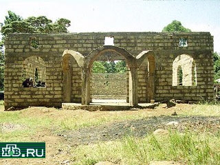 Строящийся храм в Кении