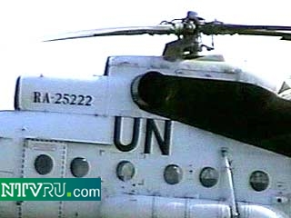 Очевидец утверждает, что вертолет миссии ООН был сбит грузинскими и чеченскими боевиками, вторгшимися в Абхазию