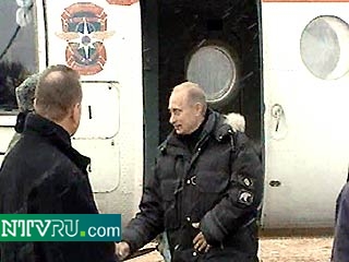 Владимир Путин утром в четверг прилетел в Ленск