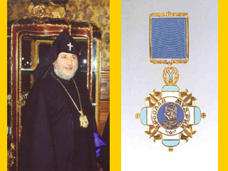 Католикос всех армян Гарегин II награжден орденом Ярослава Мудрого V степени