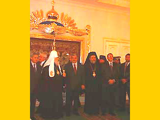 Патриарх Московский и всея Руси Алексий II принял премьер-министра Ливана Рафика Харири