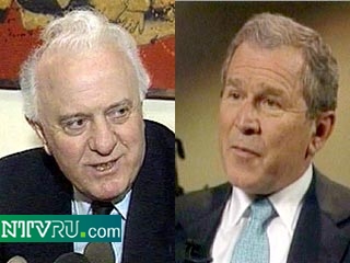 Сегодня вечером по инициативе президента США состоялся телефонный разговор Джорджа Буша с президентом Грузии Эдуардом Шеварднадзе