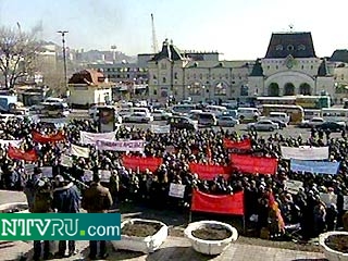 Профсоюзы провели митинги во Владивостоке и на Камчатке