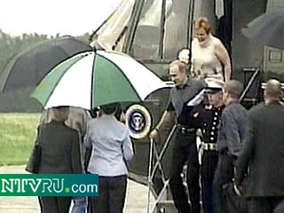 Путин привез в Техас дождь на вертолете Буша