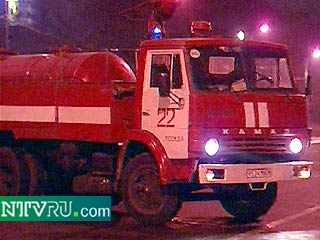 В центре Москвы в жилом доме произошел пожар