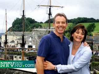 Тони Блэр с супругой