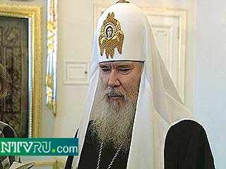 Патриарх Русской Православной Церкви Алексий II появился на канале РТР в рекламном ролике