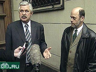 Александр Руцкой и Дмитрий Штейнберг (справа)