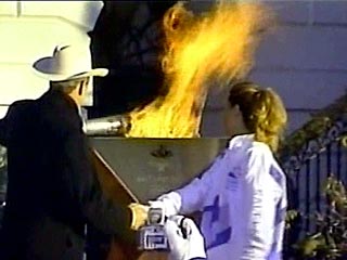 Президент США принял участие в эстафете Олимпийского огня