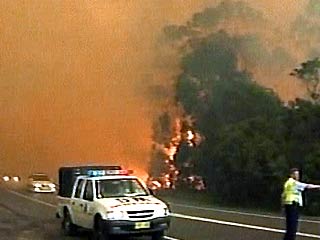 В Австралии бушуют сильные пожары
