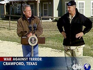 Сегодня на ранчо президента США в Техасе состоялась пресс-конференция Джорджа Буша