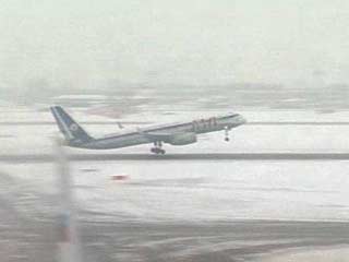 Из-за  нового сильного снегопада в аэропорту Адлера отменены все авиарейсы