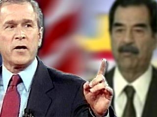 Если Саддам Хусейн не допустит в страну инспекторов ООН, США предпримут силовые меры, предупредил Джордж Буш