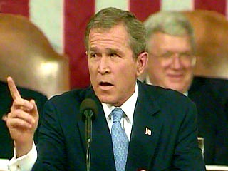 Буш рекомендует всем странам объединиться против Ирака, Ирана и Северной Кореи