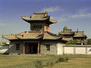 Буддийский монастырь в Монголии