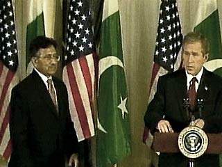 Джордж Буш встречается в среду в Белом доме с главой пакистанского государства Первезом Мушаррафом