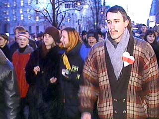 День Святого Валентина был отмечен инцидентом в столице Белоруссии