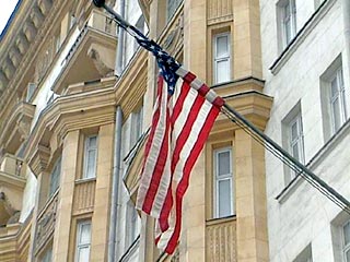 У посольства США в Москве проходит митинг в поддержку российских олимпийцев