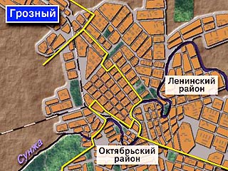 Перестрелка произошла накануне утром в Октябрьском районе города Грозного