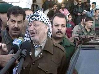 Арафату разрешили свободно передвигаться по территории Палестинской автономии