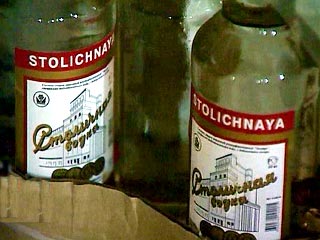 Американская компания Allied Domecq оказалась втянутой в спор за права на торговые марки популярных российских водок