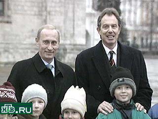 Краткий рабочий визит в Россию премьер-министра Великобритании Блэра завершился