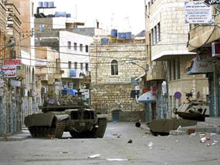 Израильские войска на улицах Вифлеема