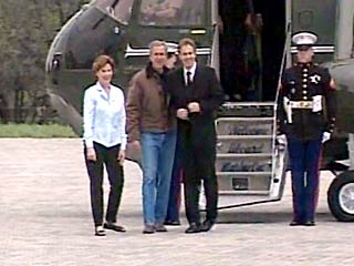 Блэр встретился с Бушем, чтобы порыбачить и поговорить о Ближнем Востоке
