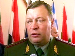 Командующий Коллективными силами СНГ по поддержанию мира генерал-майор Александр Евтеев