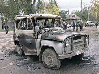 В Грозном на фугасе подорвался автомобиль с тюменскими милиционерами