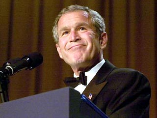 Буш впервые официально предстал в роли комика