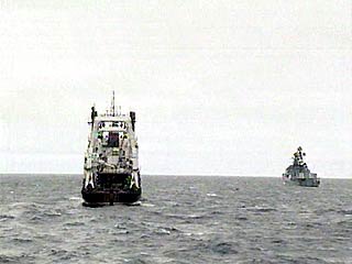 В Баренцевом море началась операция по подъему фрагментов 1-го отсека "Курска"