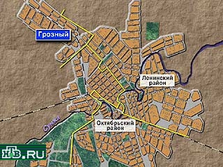 Сегодня в Ленинском районе Грозного на радиоуправляемом фугасе подорвался бронетранспортер подразделения внутренних войск МВД России