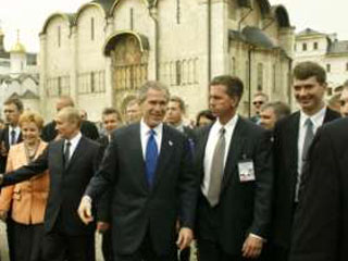 Президент США Джордж Буш произвел приятное впечатление на представителей ведущих религиозных общин России