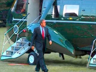 Буш побоялся лететь на саммит Россия-НАТО на вертолете