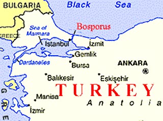 В Босфоре российский сухогруз столкнулся с турецким прогулочным катером