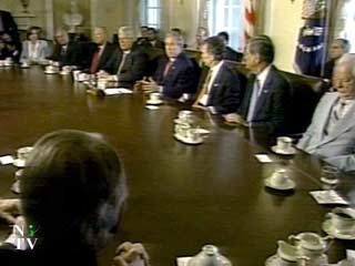 Буш обсудил с лидерами конгресса создание Министерства внутренней безопасности