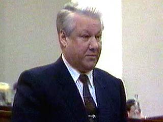 Первыйо президент России Борис Ельцин