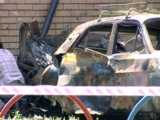 Взрыв автомашины произошел в пятницу утром в Богословском переулке