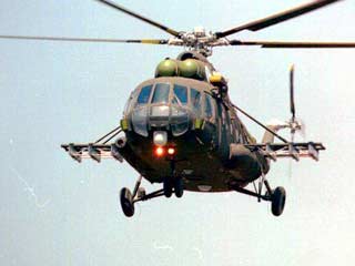 В 200 километрах от Магадана, в районе поселка Ямск упал вертолет Ми-8 Северо-Восточной авиабазы охраны лесов