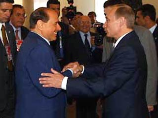 Путин поговорил с Берлускони об Ираке