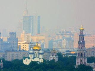 В среду над Москвой вновь образовался смог